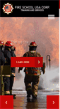 Mobile Screenshot of fireschoolusa.com